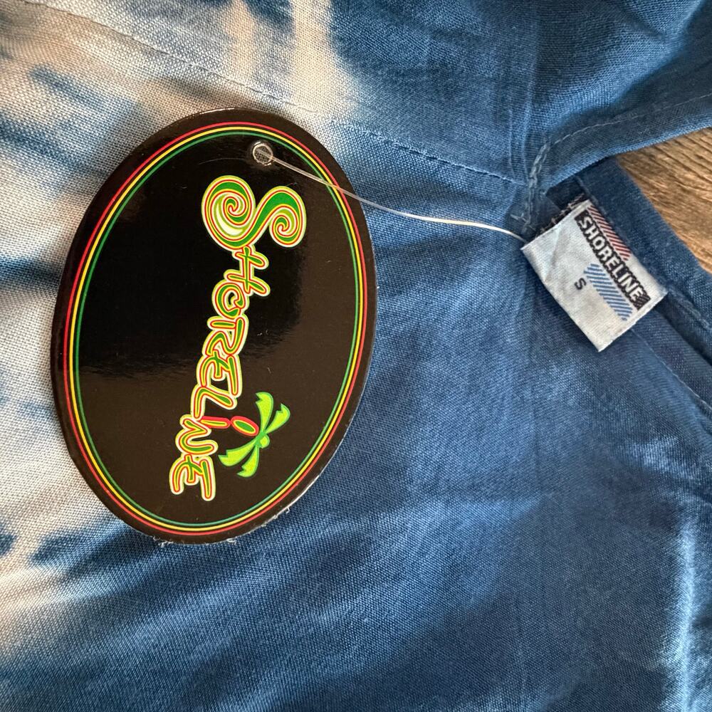 Shoreline Wear Indigo Blue Tie Dye Harem Jumpsuit Maxi Dress Boho Small 215624 - Picture 11 of 16